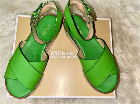 michael michael kors abbott sandal|Abbott Leather Espadrille Sandal .